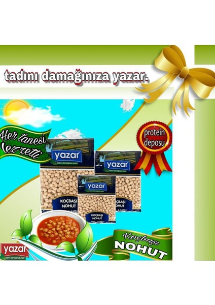 Beyaz 12 ml Nohut 1 kg x 12 Paket