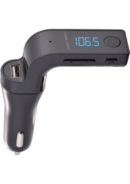 C-602 Bluetooth Görüşme ve Müzik Dinleme Ekranlı Fm Transmitter Usb/tf