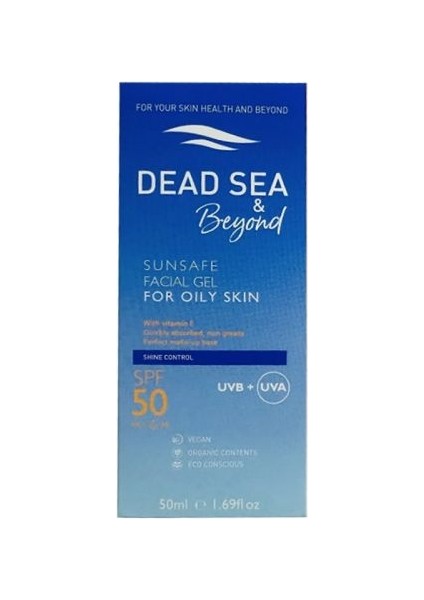 Dead Sea Spa Magik Sunsafe Oil Free Facial Gel Spf50 Koruyucu Jel 50 ml