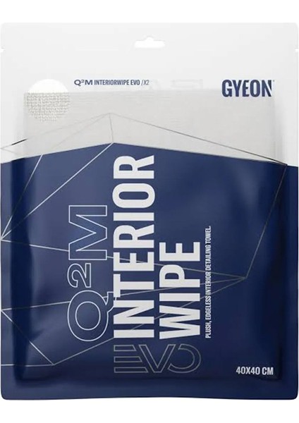 Q²m Interiorwipe 
evo Iç Yüzey Detaylı Temizlik Bezi 2'li Paket - 40X40 cm