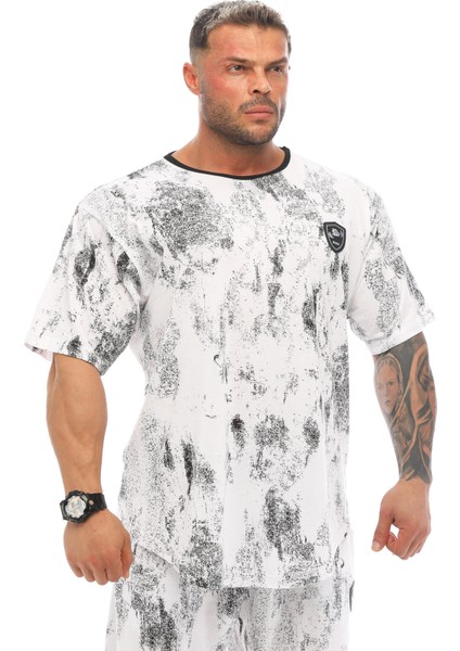 Oversize Rag Top T-Shirt Eskitme Desen 3334 fırsatları