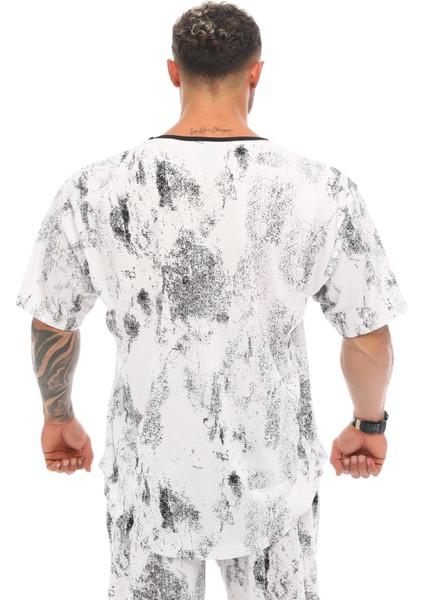 Oversize Rag Top T-Shirt Eskitme Desen 3334 indirimleri