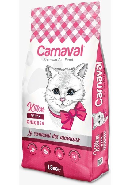 Premium Yavru Kedi Maması Tavuklu Kitten 15 kg
