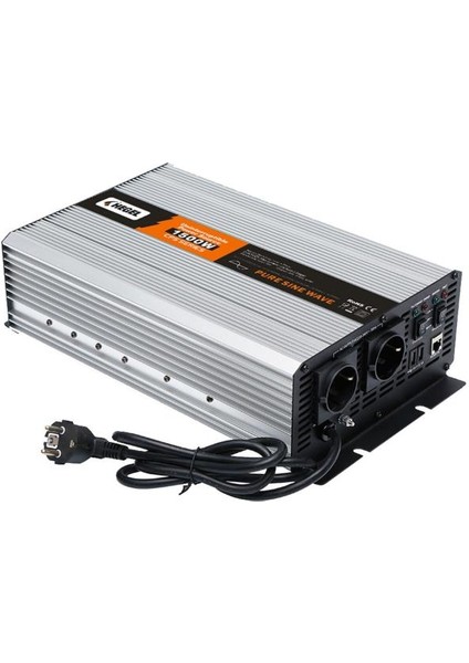 Hegel 1500 Watt 12 Volt Tam  Inverter Ac 220V Şarjlı - Tam  Şarjlı Inverter