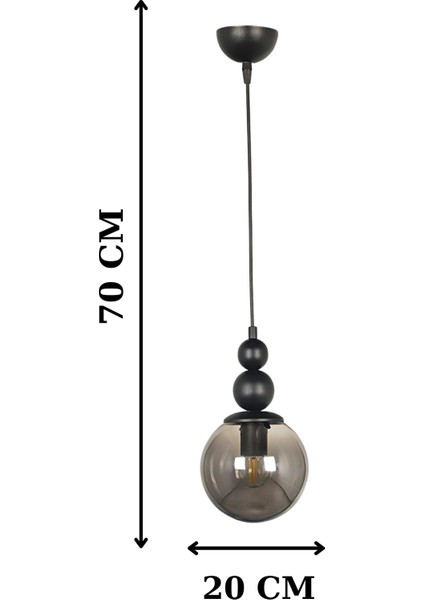 Holla Tekli Özel Tasarım Sarkıt Avize - Oturma Odası - Salon - Mutfak - Ofis modelleri