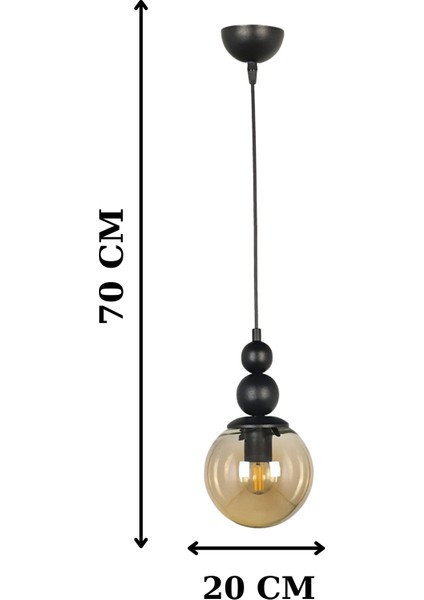 Holla Tekli Özel Tasarım Sarkıt Avize - Oturma Odası - Salon - Mutfak - Ofis modelleri