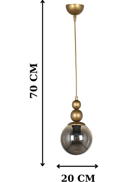 Holla Tekli Özel Tasarım Sarkıt Avize - Oturma Odası - Salon - Mutfak - Ofis modelleri