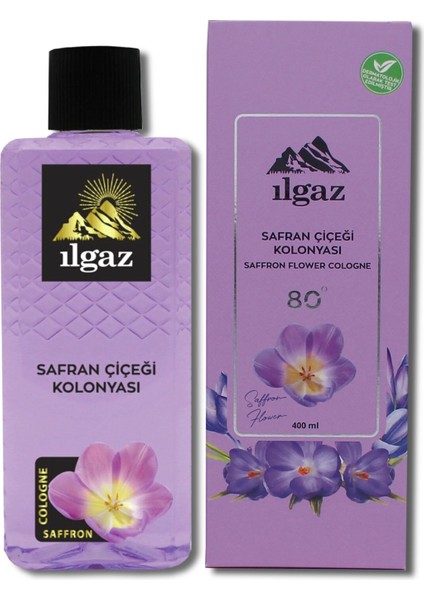 Elegance Series Dökme Safran Çiçeği Kolonyası 400 ml 80 Derece Kalıcı Safran Çiçeği Kolonyası