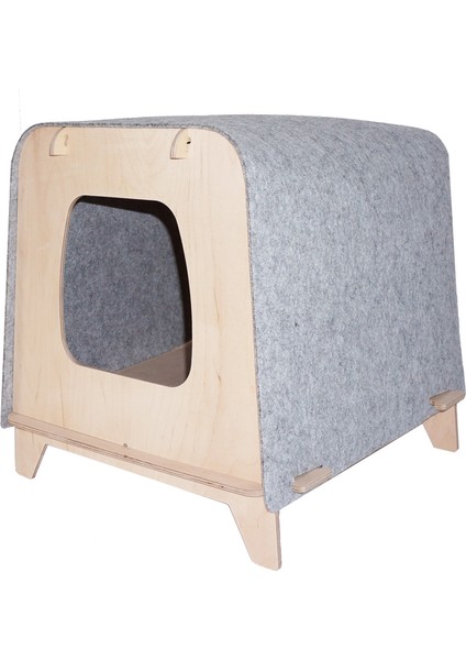 Neko Ahşap Kedi Evi