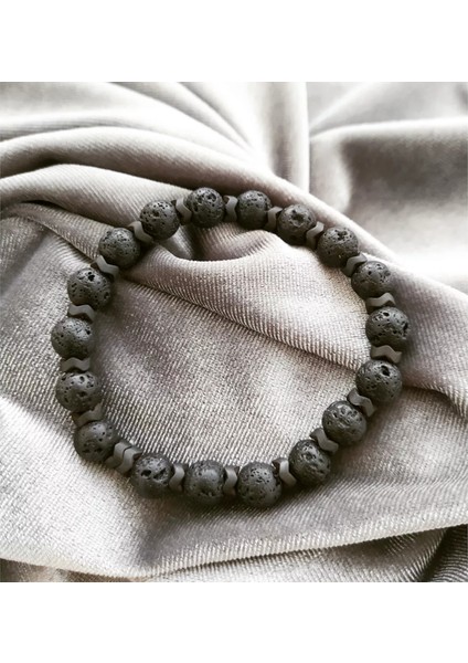 Lav Taşı Doğaltaş Bileklik Mudisaat