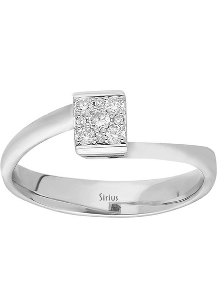 F Renk 0,25 Karat Prenses Kesim Pırlanta Görünümlü Tektaş Yüzük 0423R0151 fiyatları