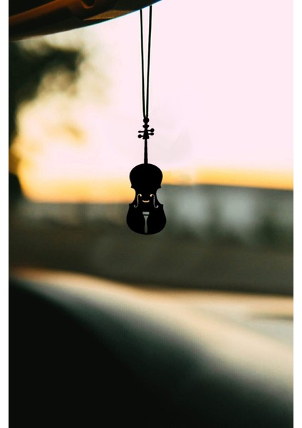 Metal Keman Motifli Dikiz Aynası Süsü Oto Aksesuar Araba Süsü modelleri