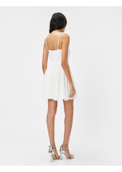 Bridal Mini Elbise Askılı
