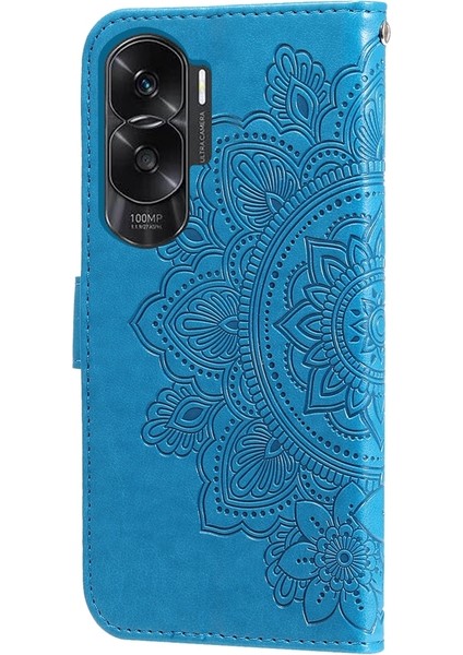 Honor X50I 5g Için 7 Yapraklı Çiçek Deri Kılıf (Yurt Dışından) modelleri