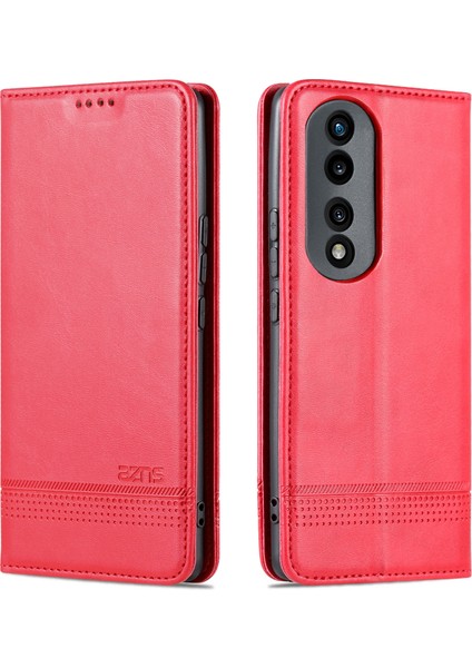 Honor 90 Için Manyetik Buzağı Dokulu Kılıf (Yurt Dışından)