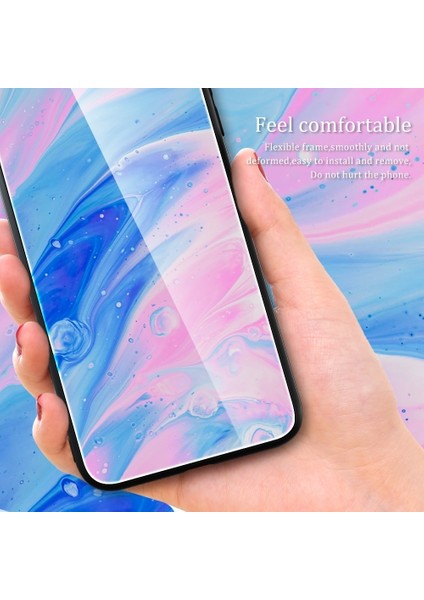 Realme V30 Için Mermer Gl Telefon Kılıfı (Yurt Dışından)