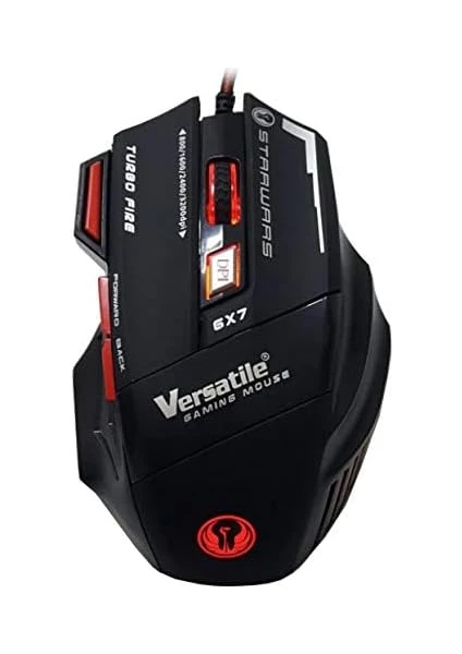 Versatile Gx7 USB Özel Tuşlu Işıklı (Gamer) Gaming Mouse +Mouse Pad Hediyeli