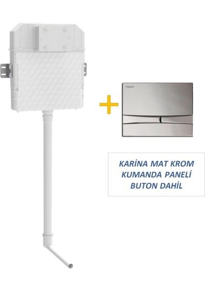 Slim 80 Iki Kademeli Gömme Rezervuar (Hela Taşı)