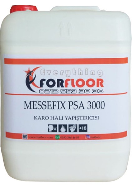 Messefix Psa 3000 Saf Akrilik Karo Halı Yapıştırıcısı 10 Kg