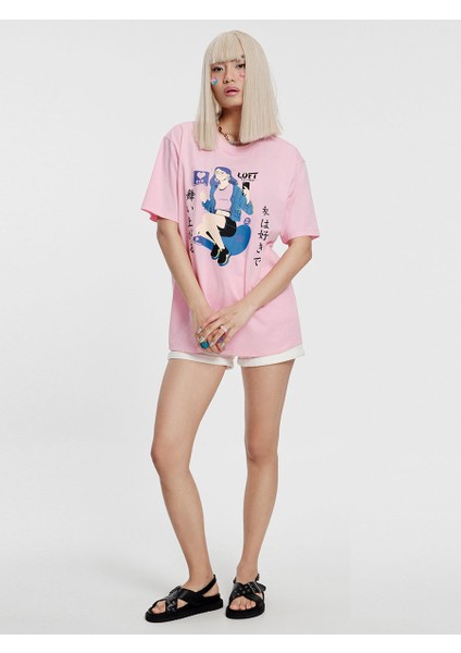 Oversize Fit Bayan Tshirt K.kol