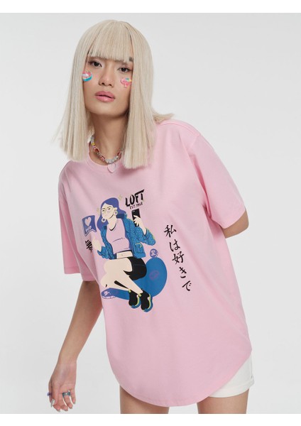 Oversize Fit Bayan Tshirt K.kol
