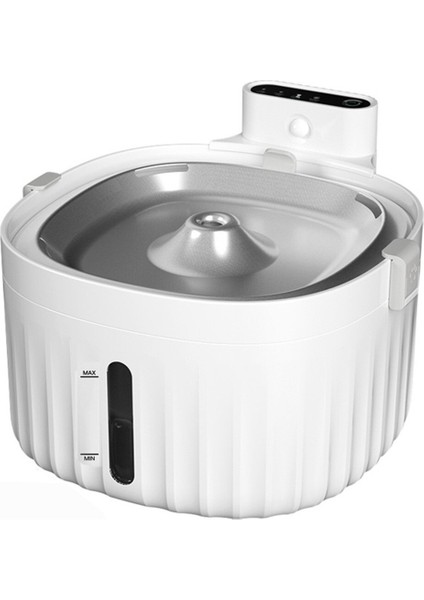 Electronicword 1.5l USB Sessiz Evcil Hayvan Su Pınarı - Beyaz (Yurt Dışından)