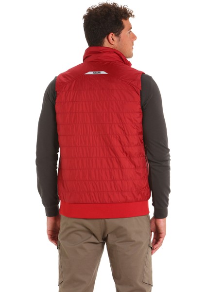 Kırmızı Erkek Dik Yaka Regular Fit Yelek A126001S00_ACT Graphene Rstop Vest modelleri