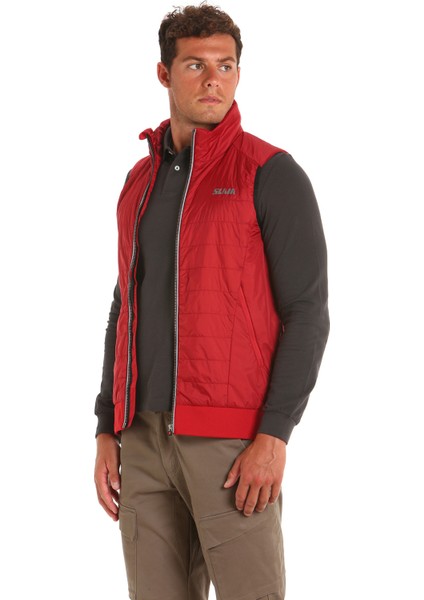 Kırmızı Erkek Dik Yaka Regular Fit Yelek A126001S00_ACT Graphene Rstop Vest