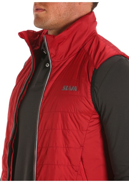Kırmızı Erkek Dik Yaka Regular Fit Yelek A126001S00_ACT Graphene Rstop Vest
