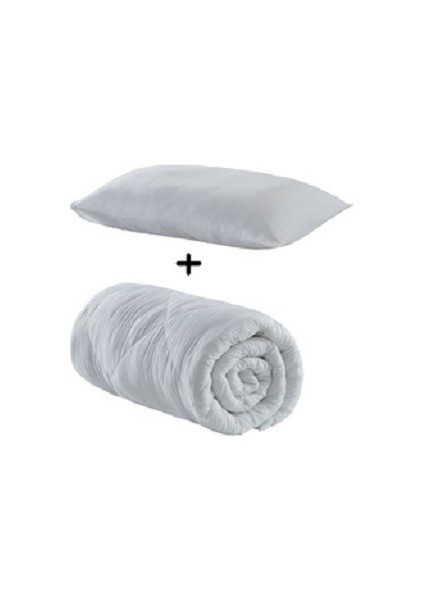 Tek Kişilik Microfiber Yorgan + Yastık