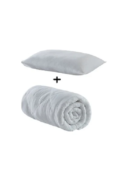 Komfort Home Tek Kişilik Microfiber Yorgan + Yastık