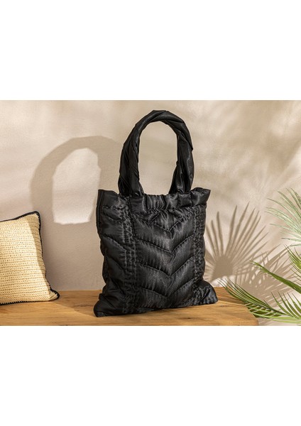 Moon Kadın Çanta 40X40 cm Siyah