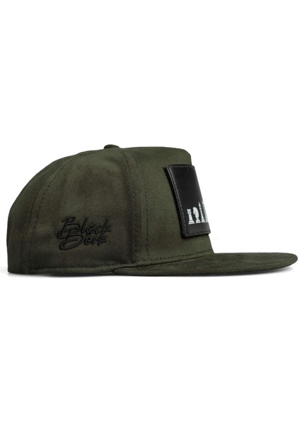 V2 Hip Hop Kids Aslan - 2 Kod Logolu Unisex Haki Çocuk Şapka (Cap)