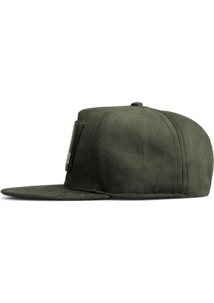 V2 Hip Hop Kids Aslan - 2 Kod Logolu Unisex Haki Çocuk Şapka (Cap)