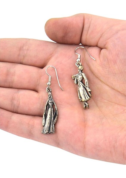 Kadın-Erkek Figürlü Gümüş Kaplama Küpe fiyatları