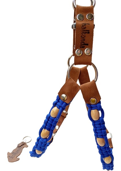Köpek göğüs tasması hakiki süet deri paracort örgü orta ırk göğüs ölçüsü.:60-85cm ayarlamalı dog harness GT2-15 indirimleri