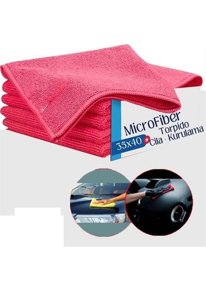 60+10 Adet Microfiber Araç Iç Dış Temizlik Kurulama Havlusu 429050
