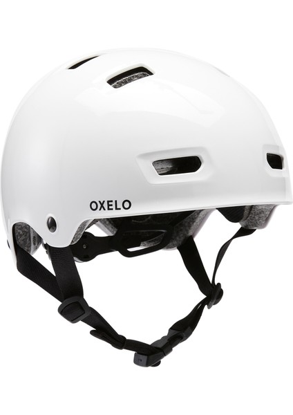 Oxelo Kask - Paten / Kaykay / Scooter - Beyaz - MF500