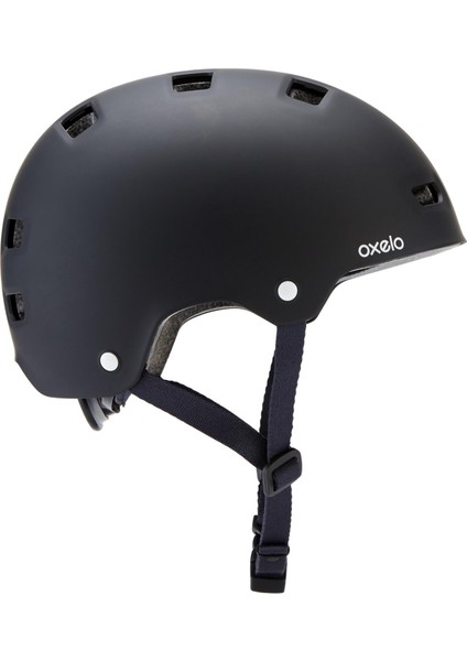 Oxelo Kask - Paten / Kaykay / Scooter - Siyah - MF500