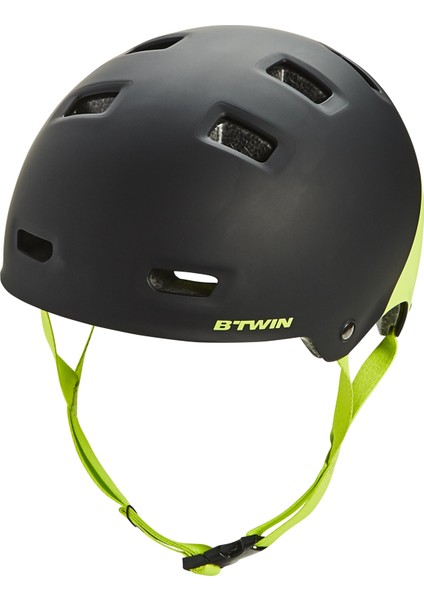 Btwin Çocuk Bisiklet Kaskı - Neon - 520