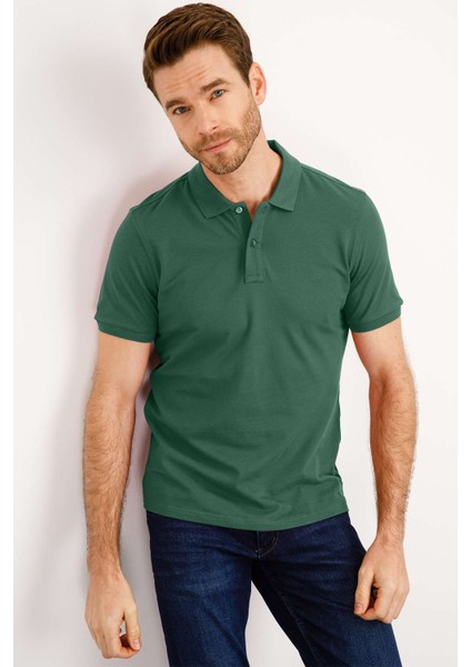 Modern Fit Polo Yaka T-shirt