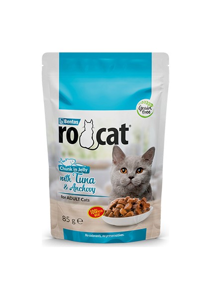 24 Adet Ton Balıklı ve Hamsili Yetişkin Kedi Pouch Mama 85 gr (Kediniz Buna Bayılacak)