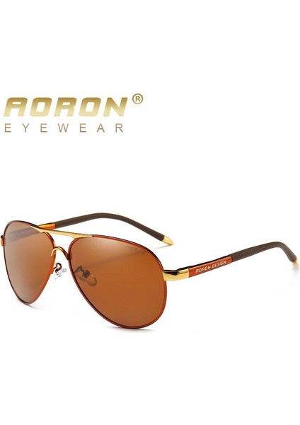 Aoron 8503 Erkek Polarize Güneş Gözlüğü Güneş Gözlüğü Renkli Ayna Sürücülü Sürüş Gözlükleri (Yurt Dışından)