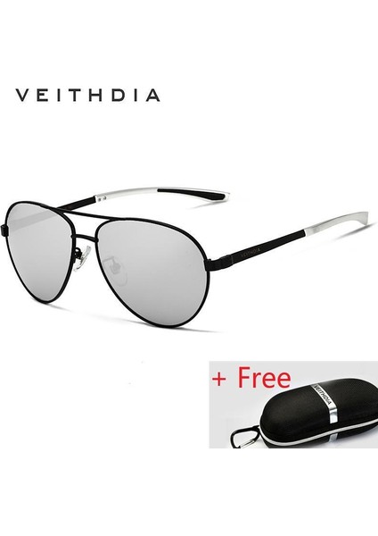 Veıthdıa Moda Marka Tasarımcısı Alüminyum Magnezyum Erkek Güneş Gözlüğü Polarize Ayna Lens Erkek Gözlük Güneş Gözlüğü Erkekler Için 3801 (Yurt Dışından)