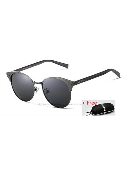Veıthdıa Unisex Retro Alüminyum Marka Güneş Gözlüğü Polarize Lens Vintage Gözlük Aksesuarları Erkekler Kadınlar Için Güneş Gözlüğü Oculos 6109 (Yurt Dışından)