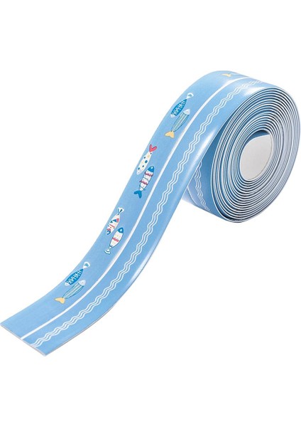 Banyo Ve Mutfak Tabanı Için 3,2m Dirençli Su Geçirmez Sızdırmazlık Bandı 3.2m Balık (Yurt Dışından)