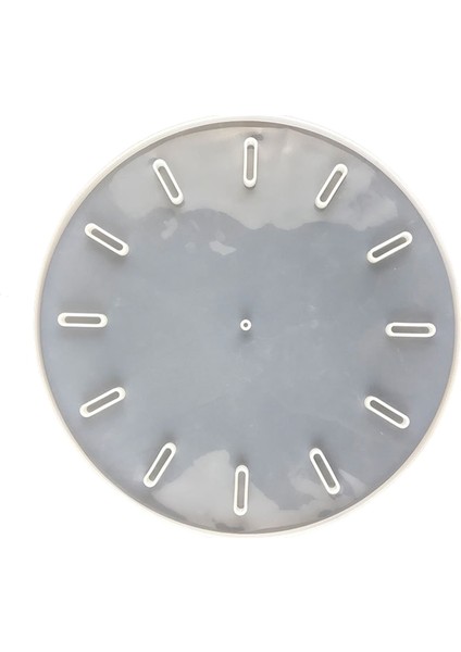 Kare Yuvarlak Saat El Yapımı Dıy Epoksi Silikon Mücevher Zanaat Için. 4cm Gri (Yurt Dışından)