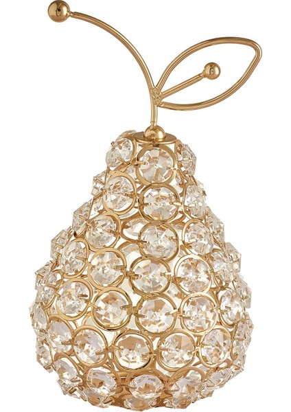 Ev Yatak Odası Masası Partisi Için Kristal / Armut Süsleri Dekor Altın (Yurt Dışından) indirimleri