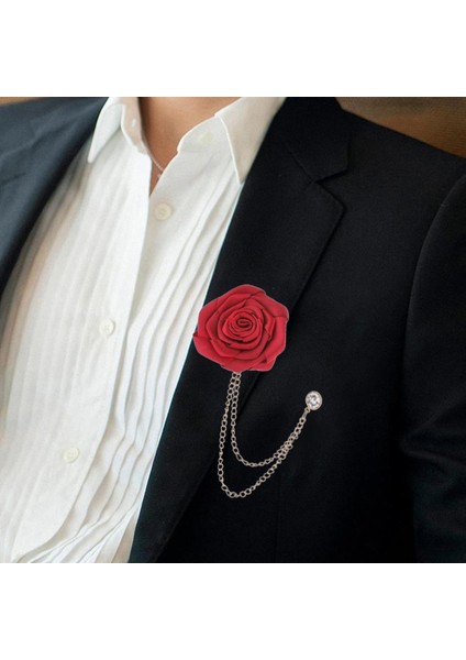 Gül Çiçek Püskül Zinciri Broş, Yıldönümü Için Resmi Konser Kravat Şapka Atkı (Yurt Dışından) fiyatları