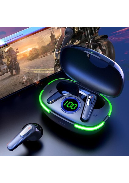 Pro 80 Şarj Göstergeli Kablosuz Gaming Kulakiçi Bluetooth Kulaklık V5.3